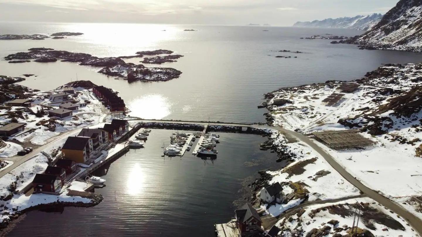 Spektakulaer Rorbu I Autentiske Omgivelser Ballstad Extérieur photo